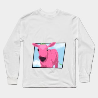 Strawberry Moo Long Sleeve T-Shirt